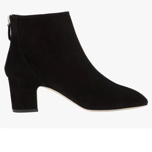 LK Bennett Black Suede Alyss Ankle Booties 41/ 11 M